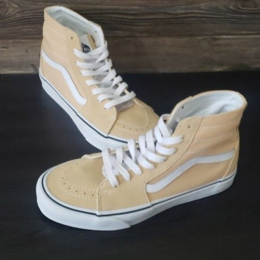 New Vans Sk8 Hi Color Theory Honey‎ Peach High Top Sneakers - Picture 2 of 10